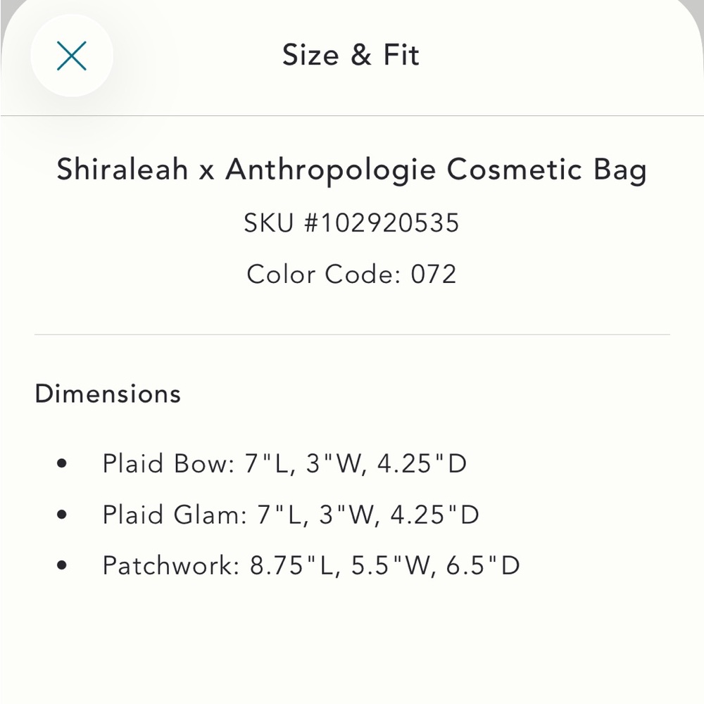 NWT Anthropologie Shiraleah Cosmetics Bag Boho Patchwork Hippie Exclusive - Picture 4 of 12